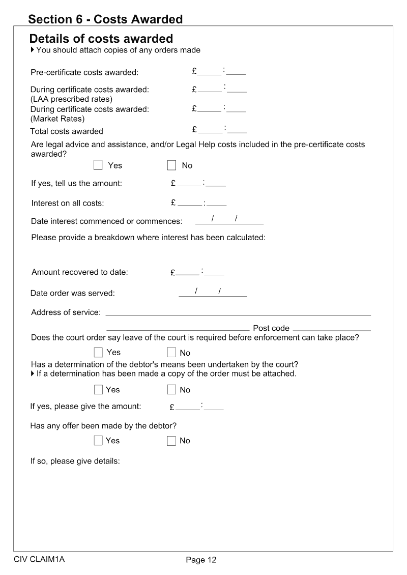 Preview thumbnail for CIV CLAIM1A