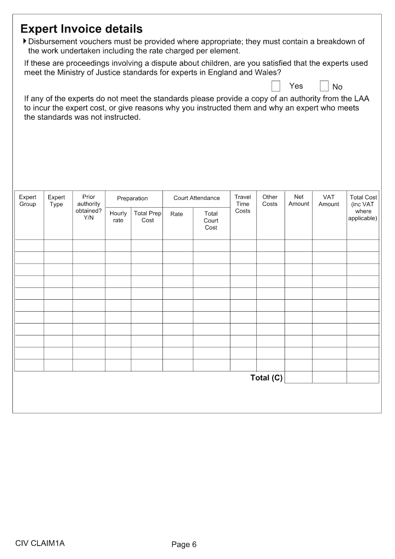 Preview thumbnail for CIV CLAIM1A