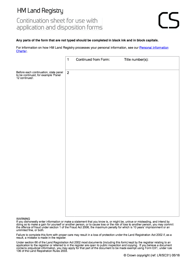 cs-continuation-sheet-for-use-with-application-and-disposition-forms