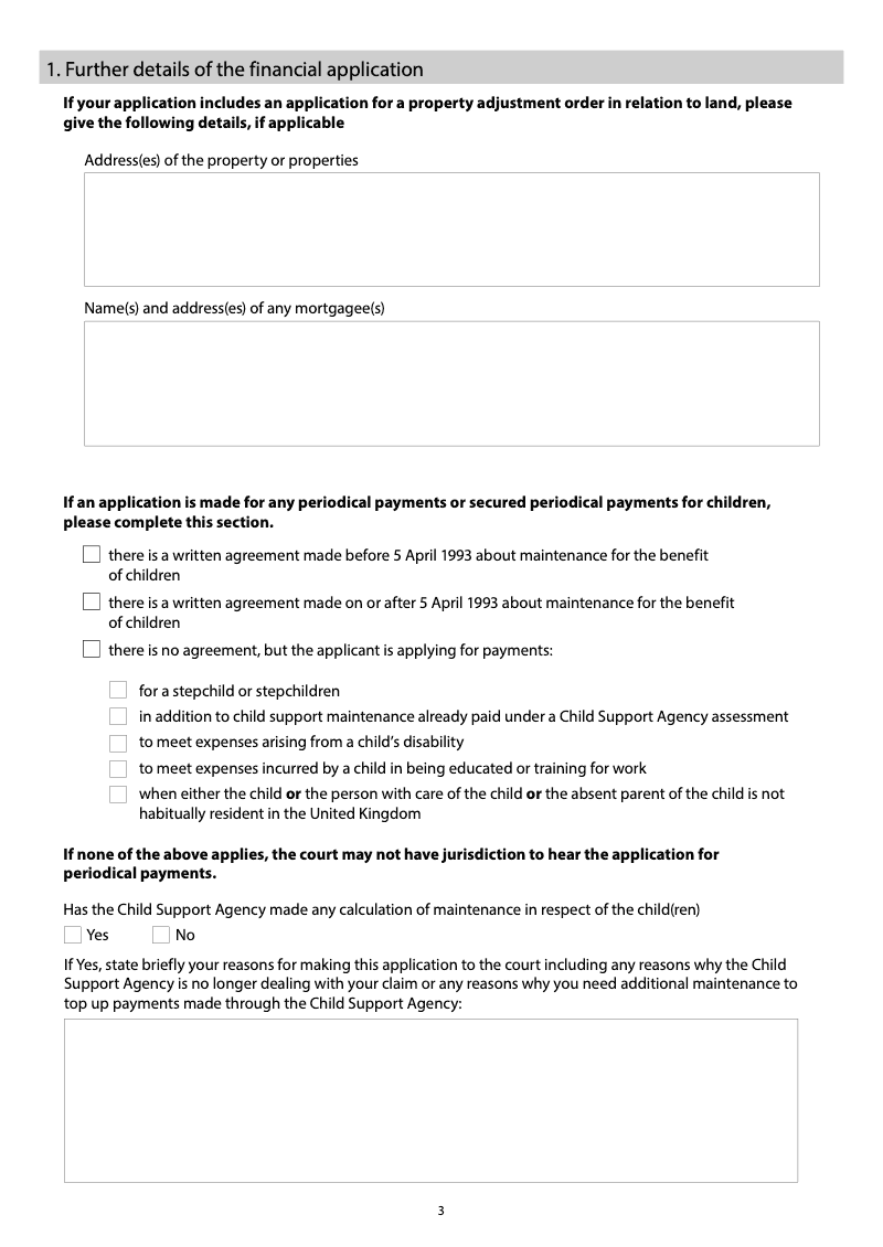 Preview thumbnail for Form A