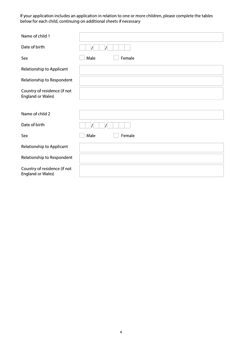 Preview thumbnail for Form A