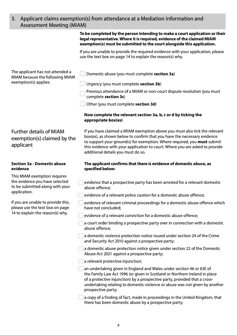 Preview thumbnail for Form A