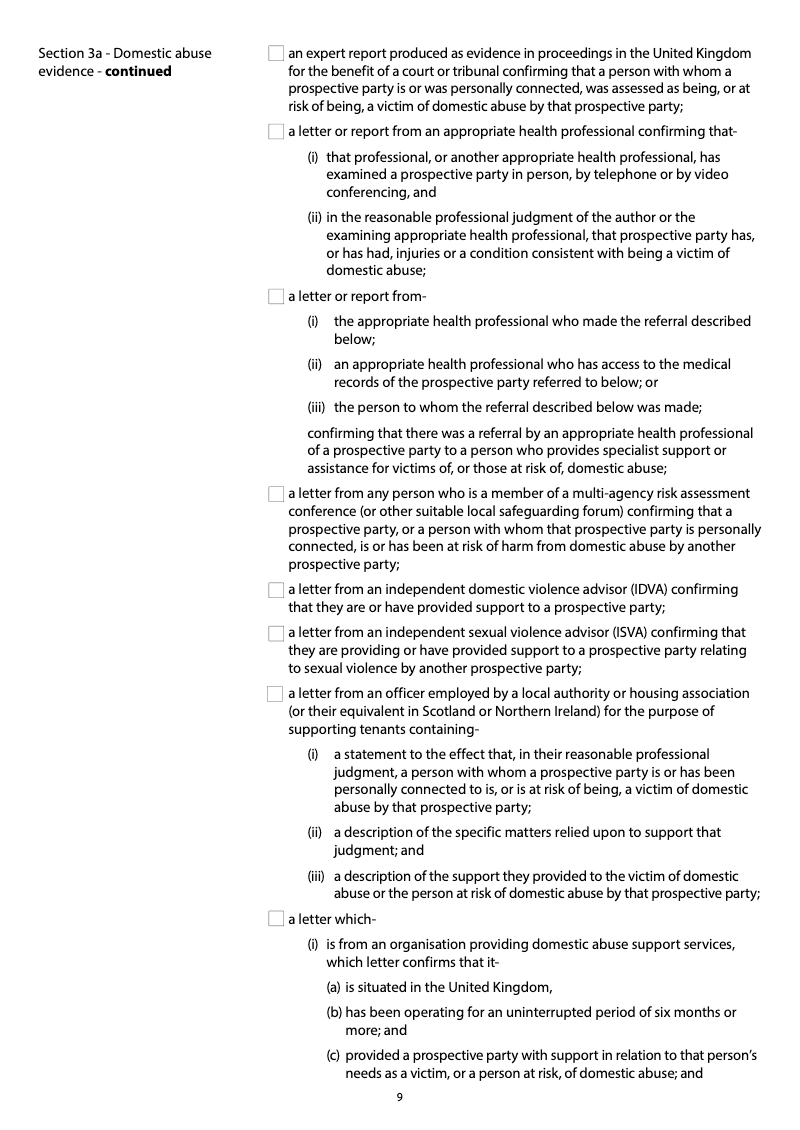 Preview thumbnail for Form A