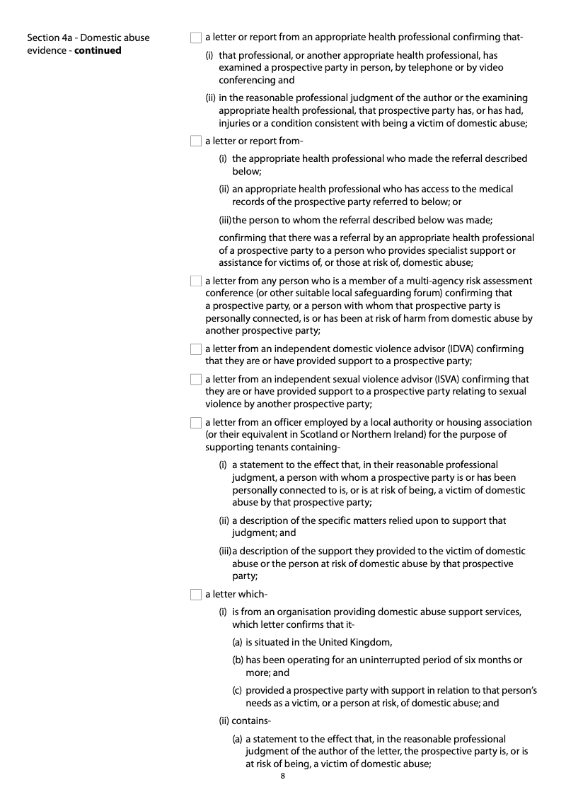 Preview thumbnail for Form A1