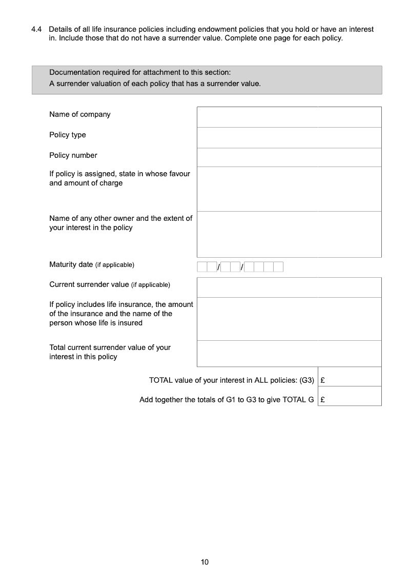 Preview thumbnail for Form E1