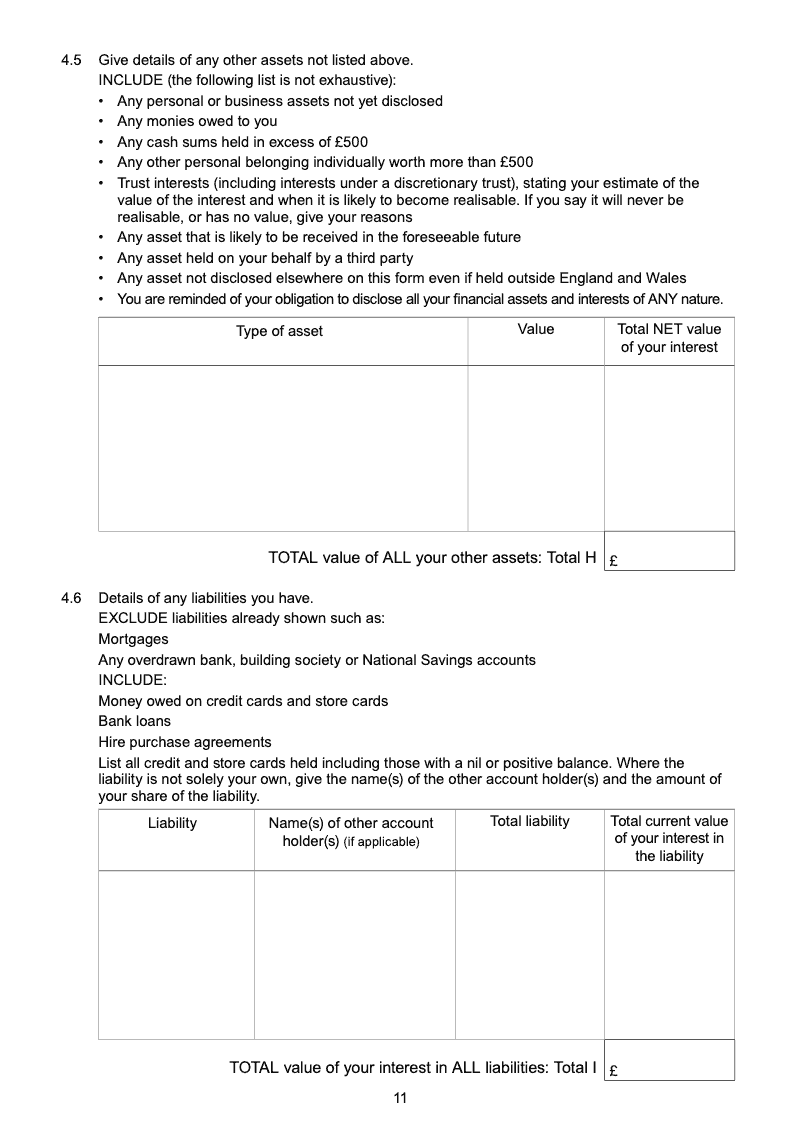 Preview thumbnail for Form E1