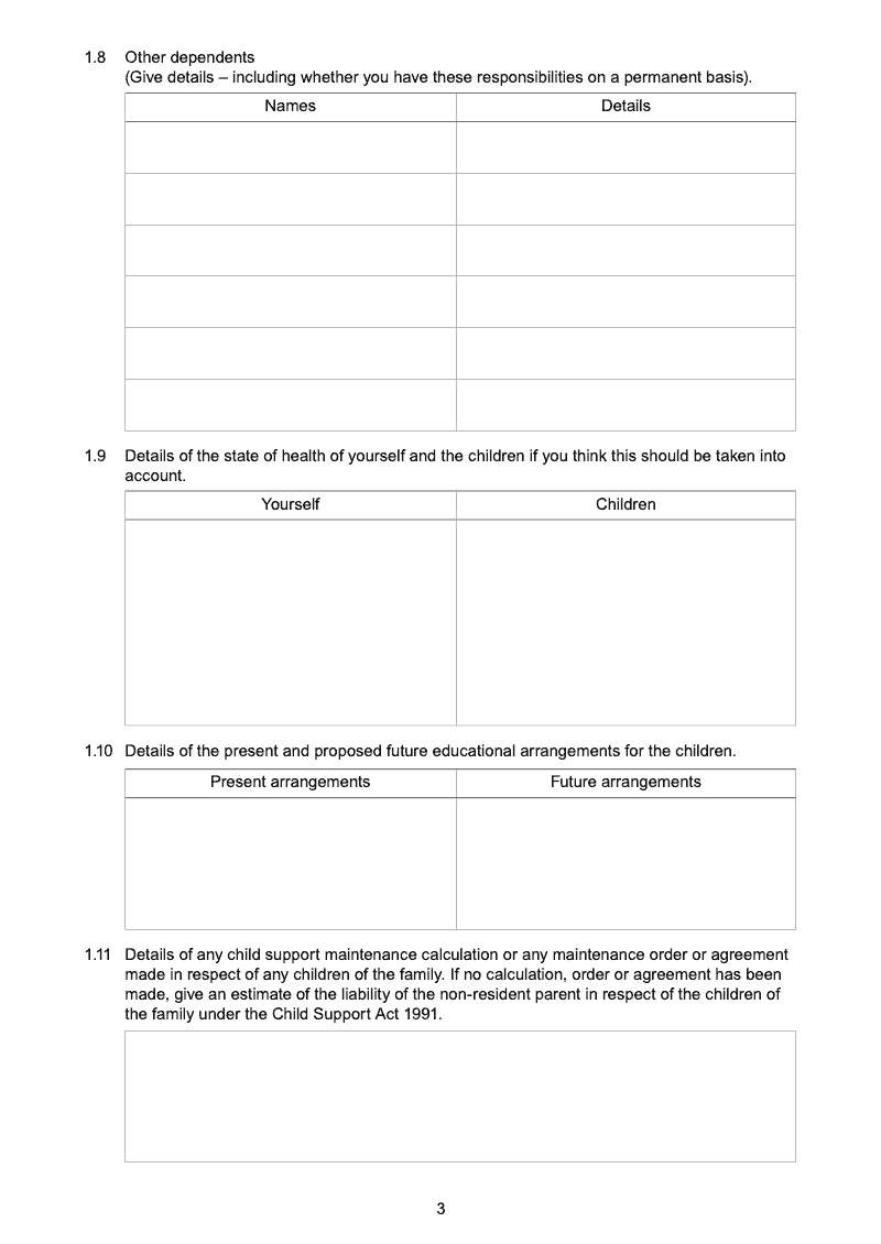 Preview thumbnail for Form E1