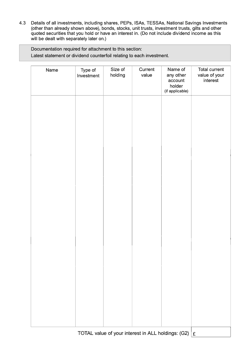 Preview thumbnail for Form E1 Long