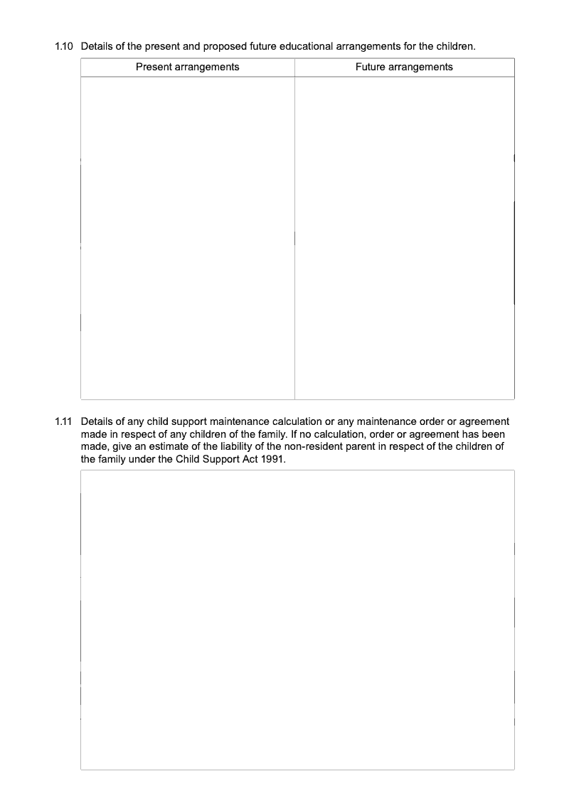 Preview thumbnail for Form E1 Long