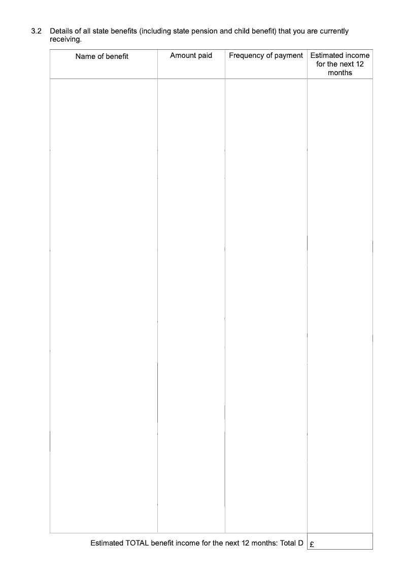 Preview thumbnail for Form E1 Long