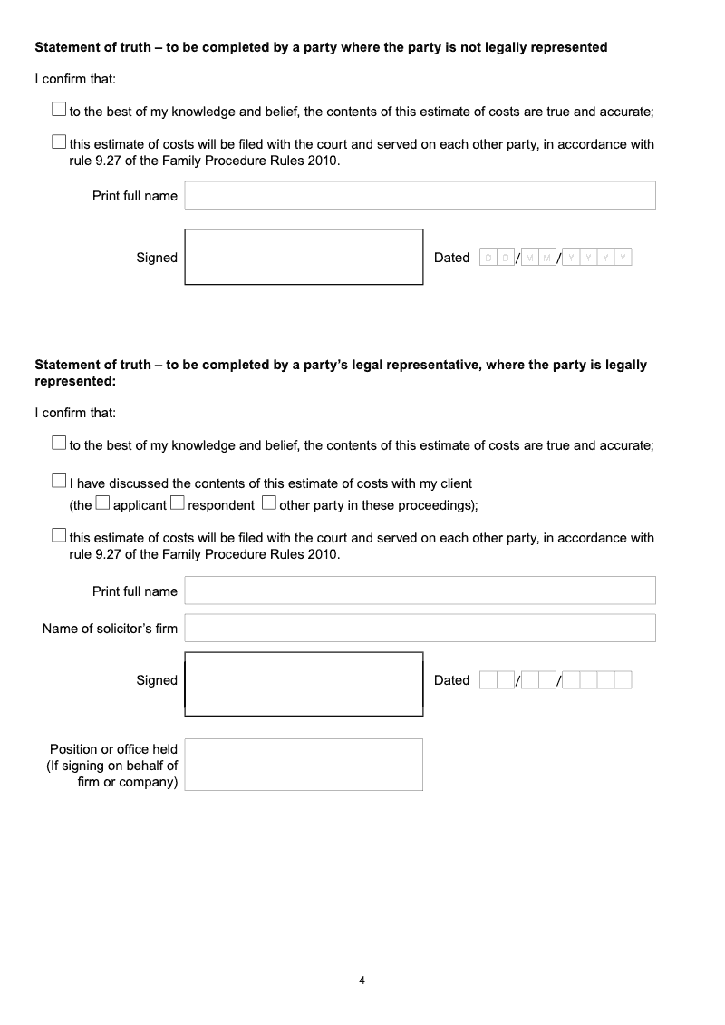 Preview thumbnail for Form H