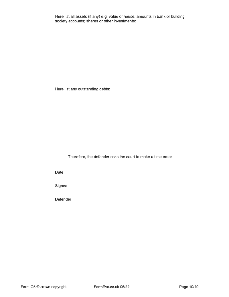 Preview thumbnail for FORM O3