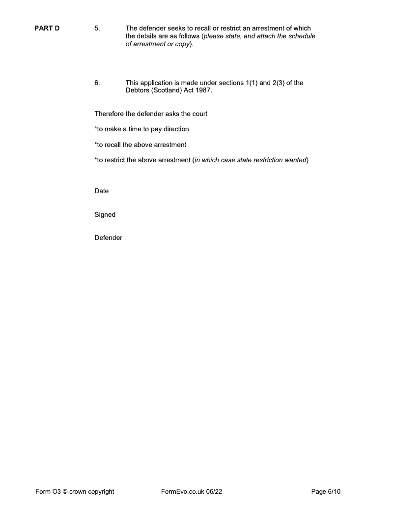 Preview thumbnail for FORM O3