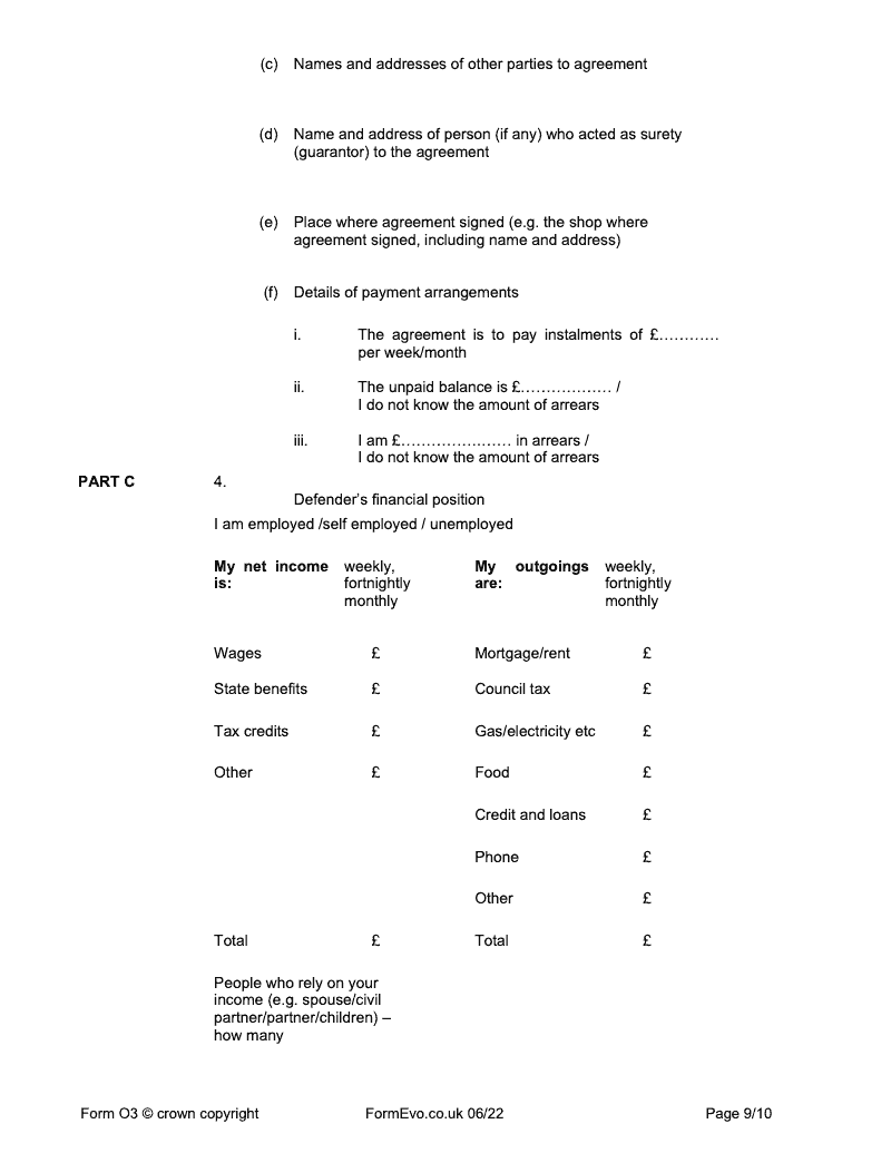 Preview thumbnail for FORM O3