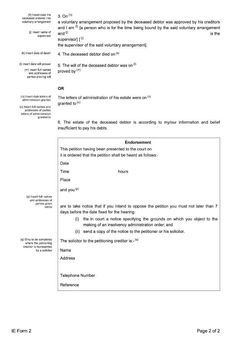 Preview thumbnail for IE Form 2