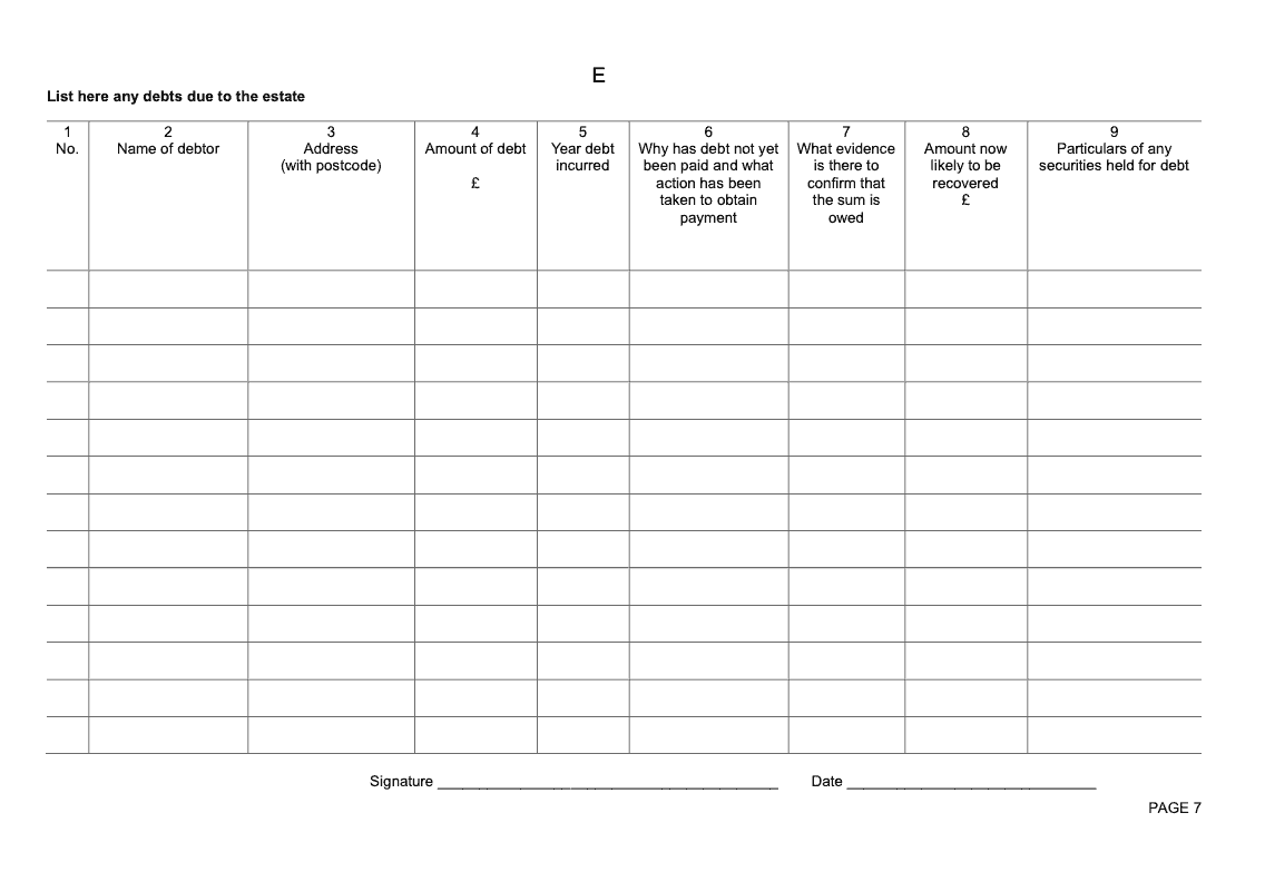 Preview thumbnail for IE Form 7