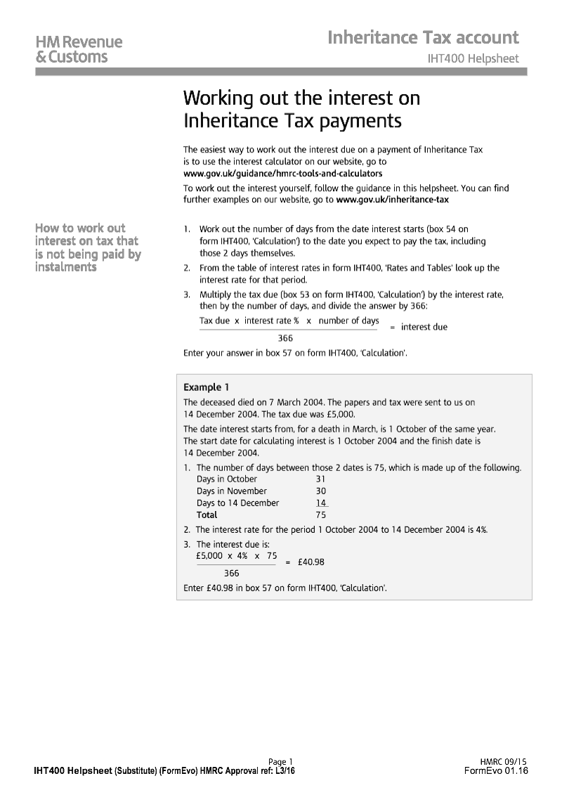 2020-2024 Form UK IHT403 Fill Online, Printable, Fillable,, 52% OFF