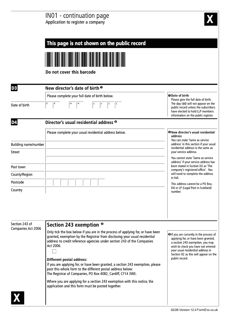 Preview thumbnail for IN01 Continuation Page 3