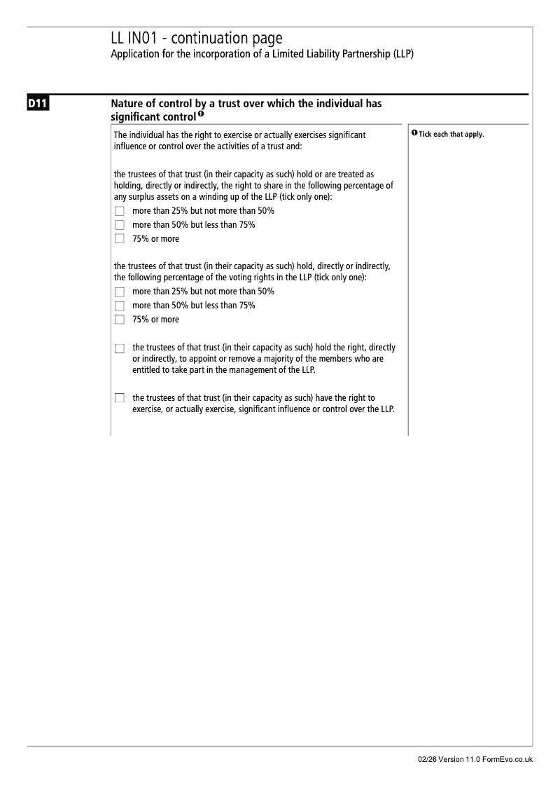 Preview thumbnail for LL IN01 Continuation Page 3