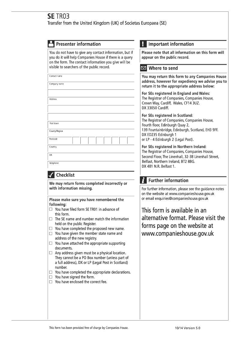 Preview thumbnail for SE TR03