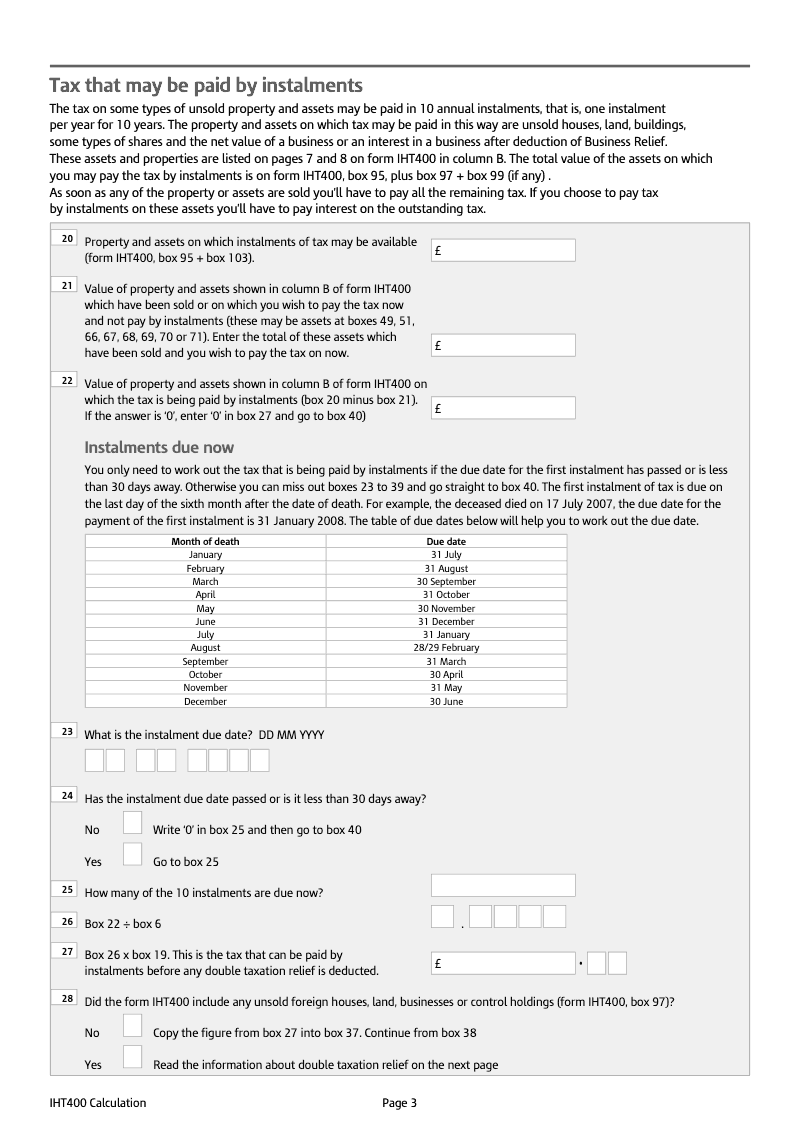 Preview thumbnail for SA-IHT400 Calculation