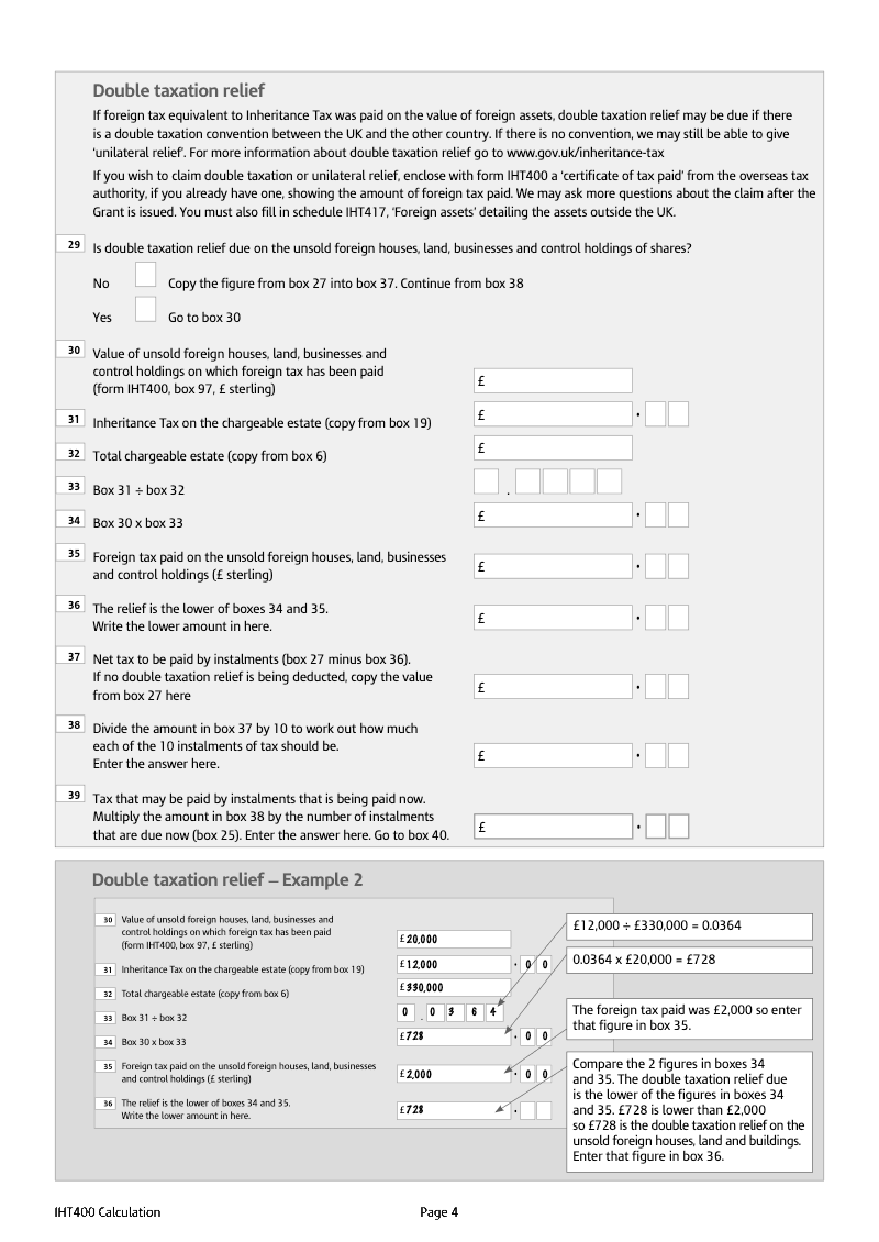 Preview thumbnail for SA-IHT400 Calculation