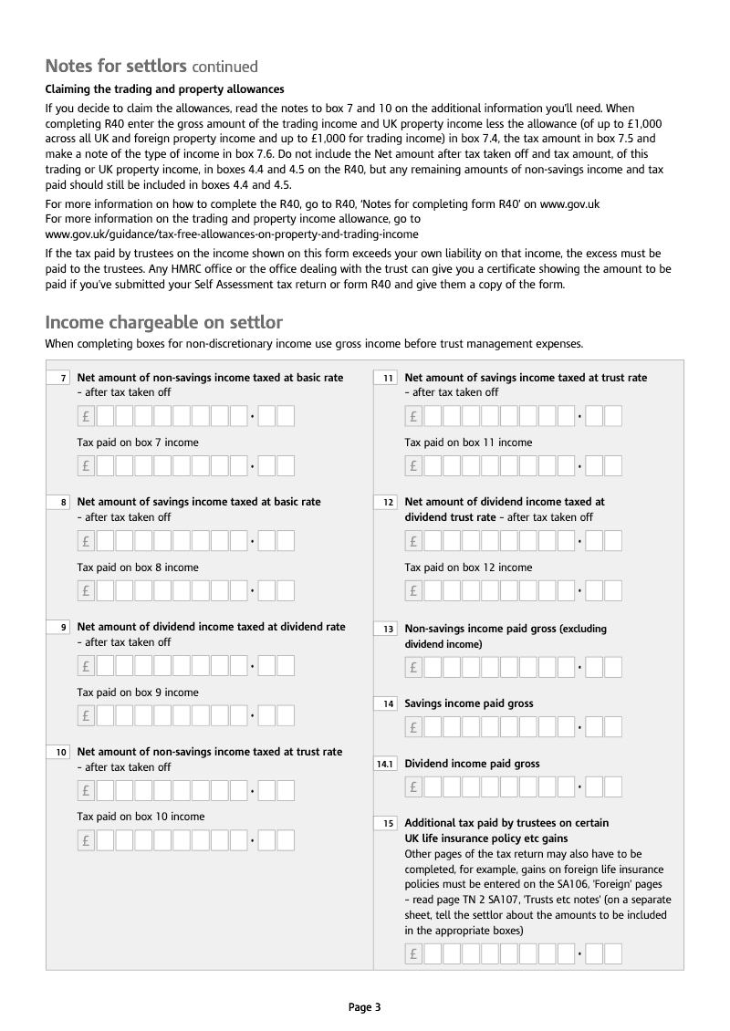 Preview thumbnail for R185 (Settlor) 2024