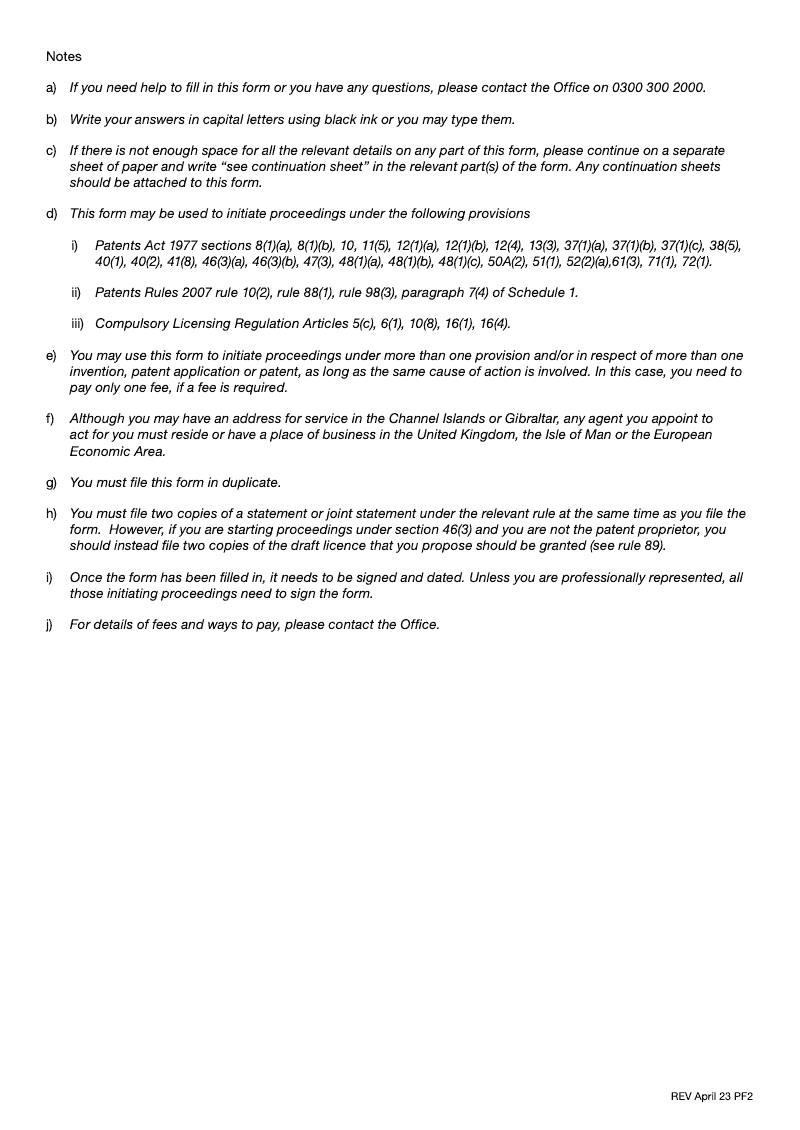 Preview thumbnail for Patents Form 2