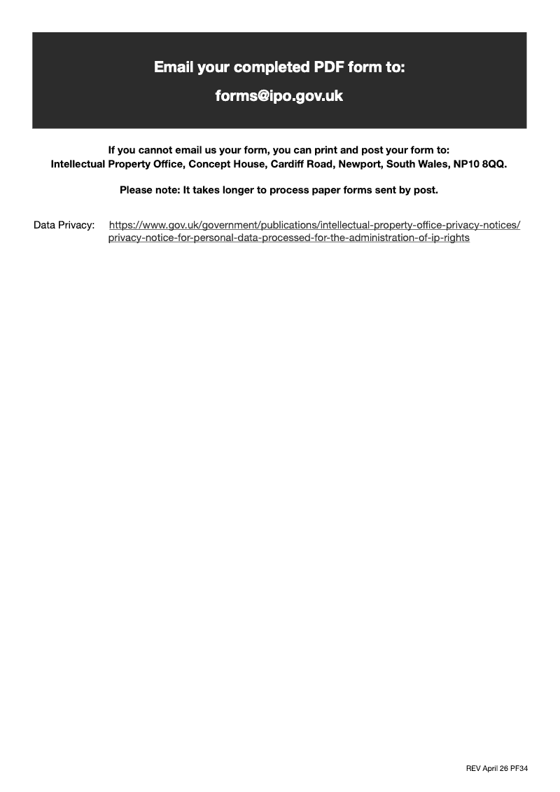 Preview thumbnail for Patents Form 34