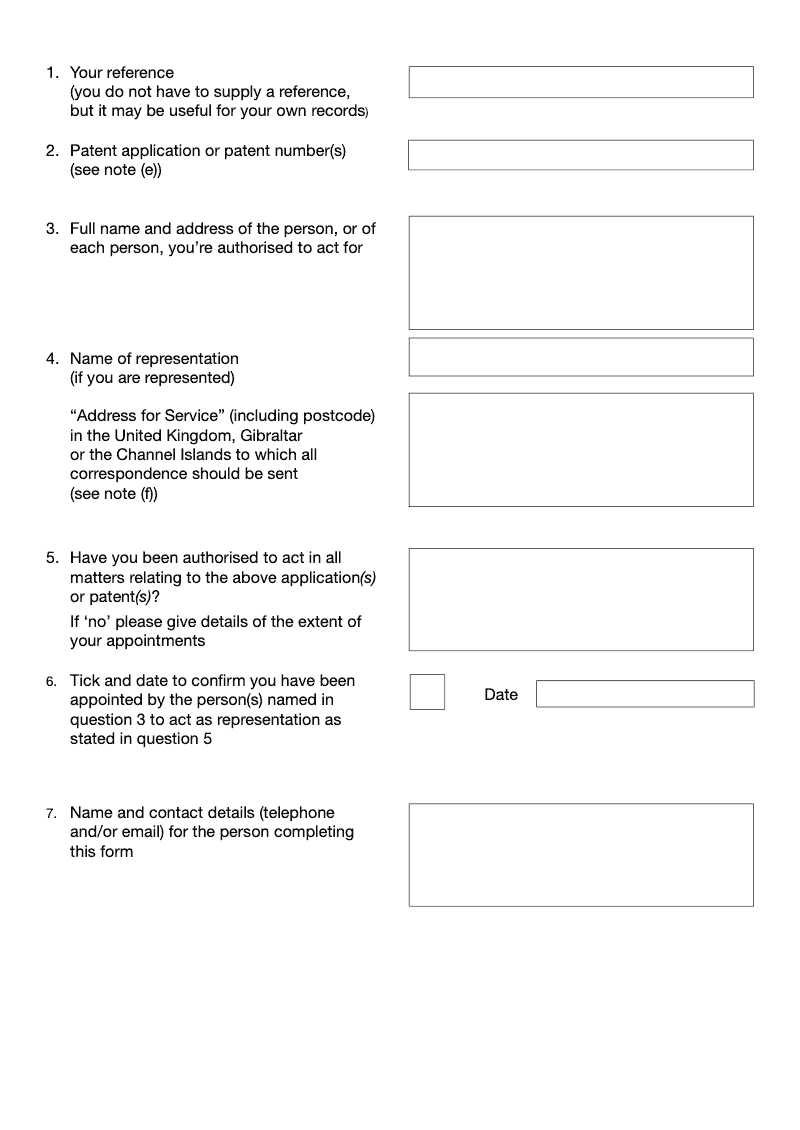 Preview thumbnail for Patents Form 51