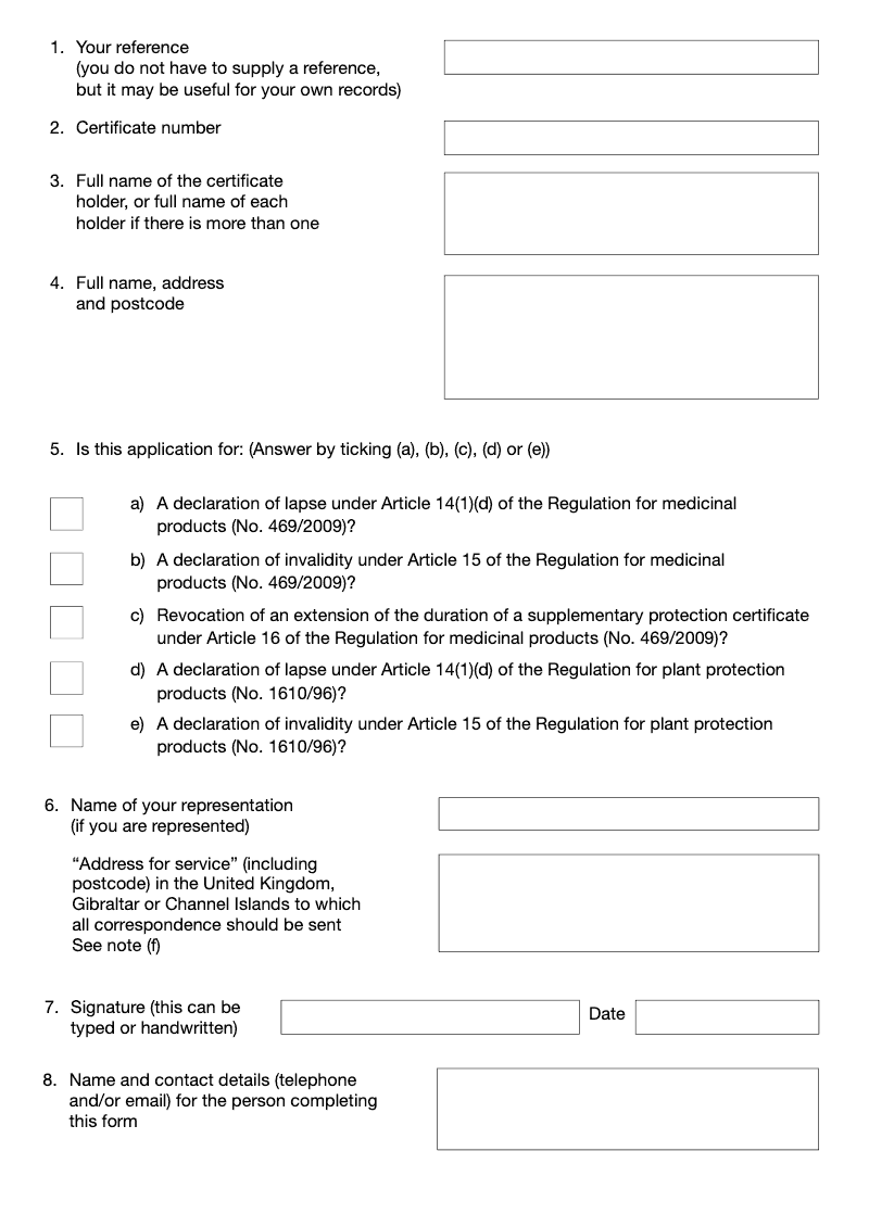 Preview thumbnail for Patents Form SP3