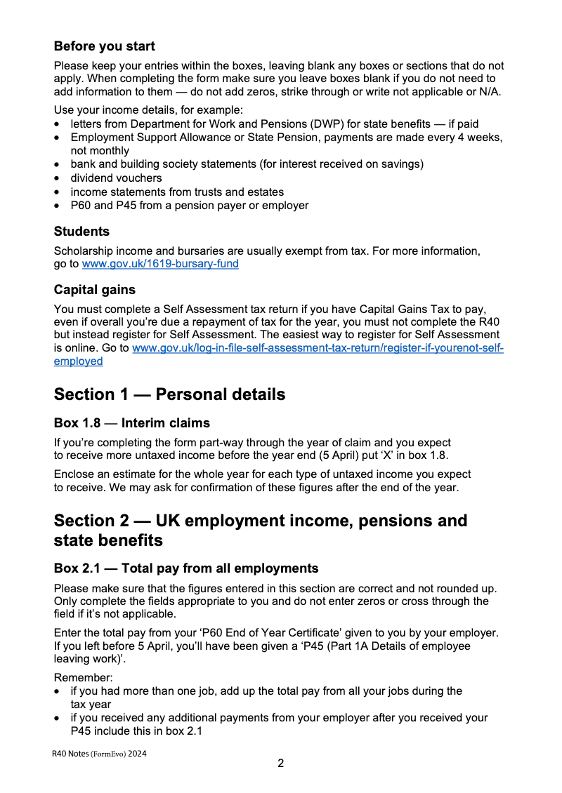 Preview thumbnail for R40 Notes