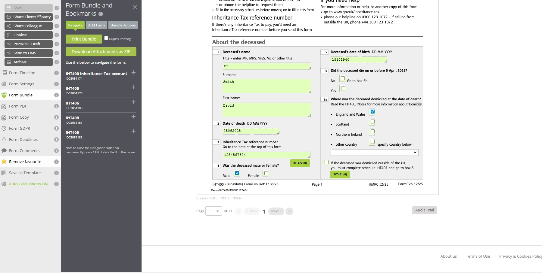 FormEvo software supports compliance and manage risk